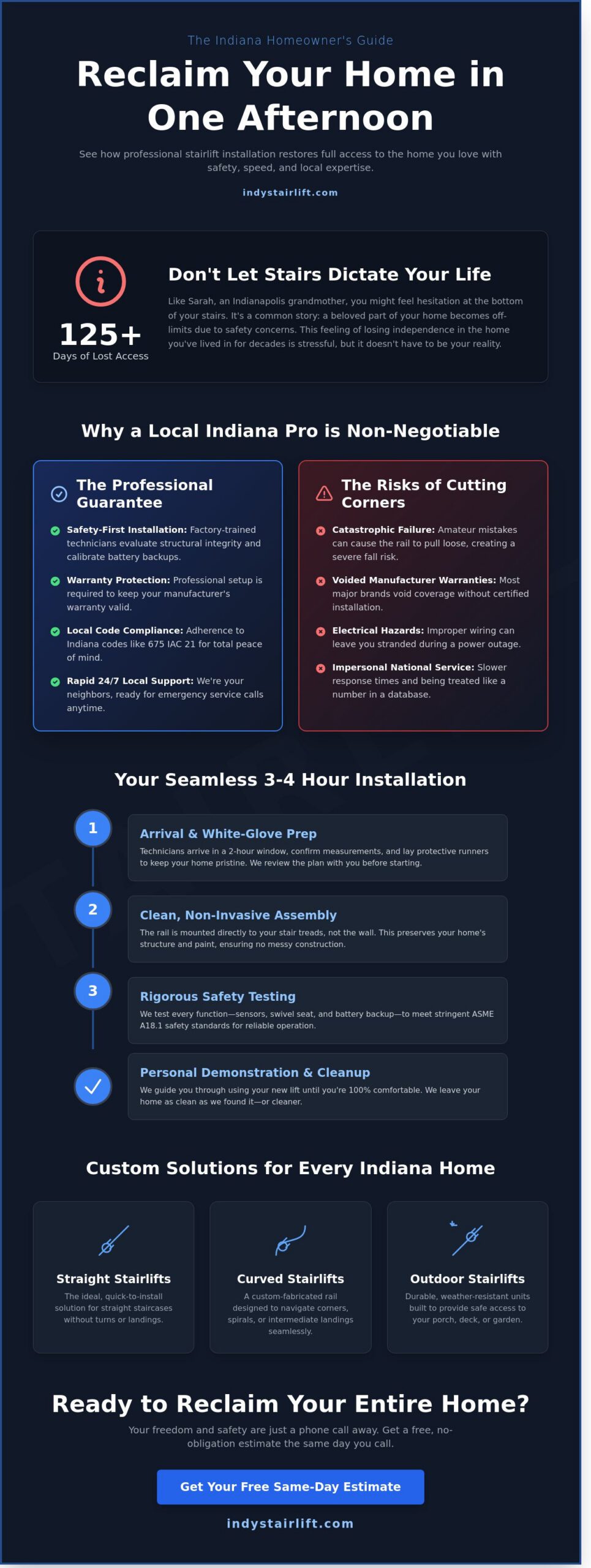 Professional Stairlift Installation in Indiana: What to Expect in 2026