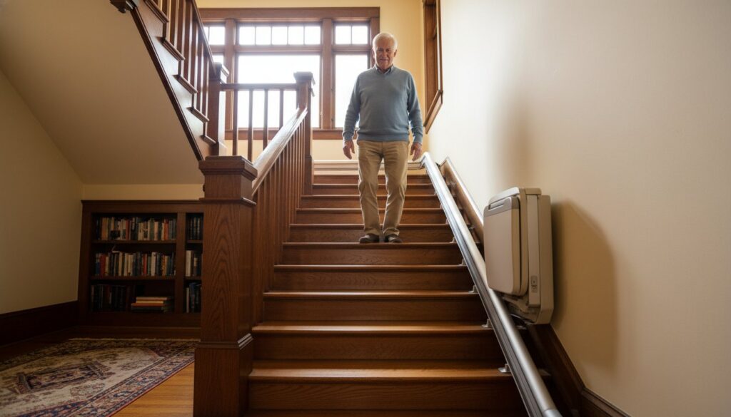 Stairlift for Narrow Stairs Indiana: Slimline Solutions for Tight Spaces