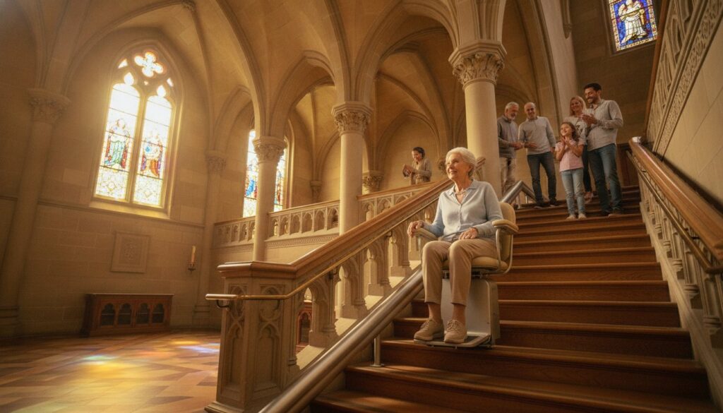 Commercial Stairlift for Church Indiana: Ensuring Sanctuary Accessibility in 2026